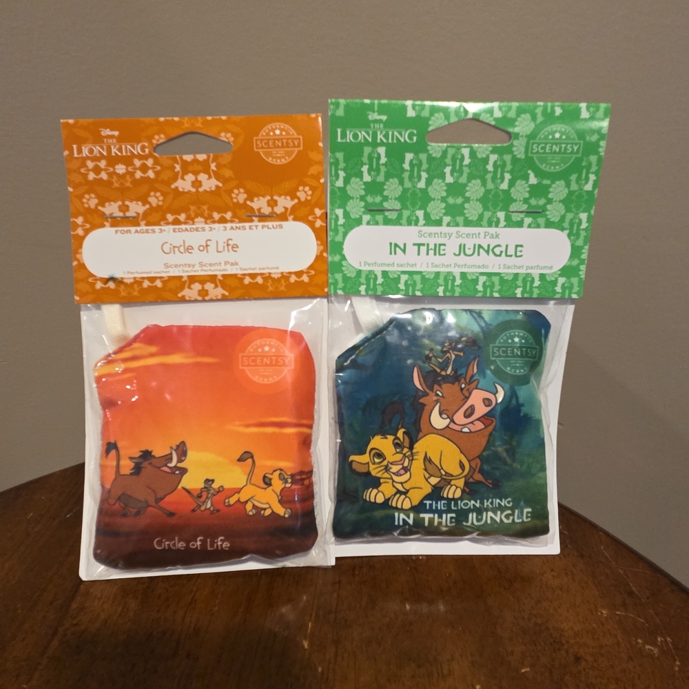 Scentsy Lion King Scent Paks